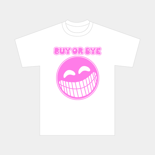 Buy or Bye Valentine's Tee - Pink