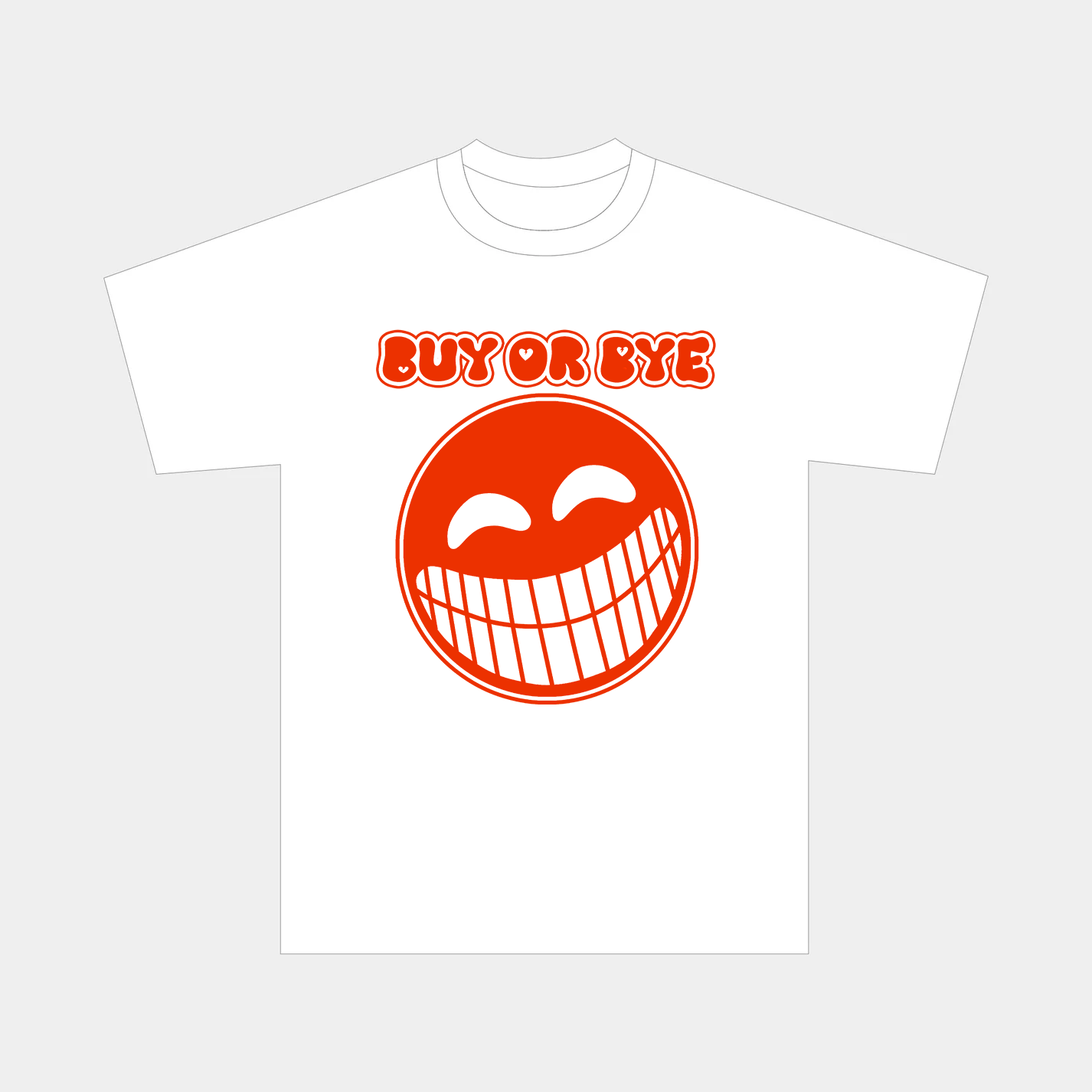Buy or Bye Valentine's Tee - Red
